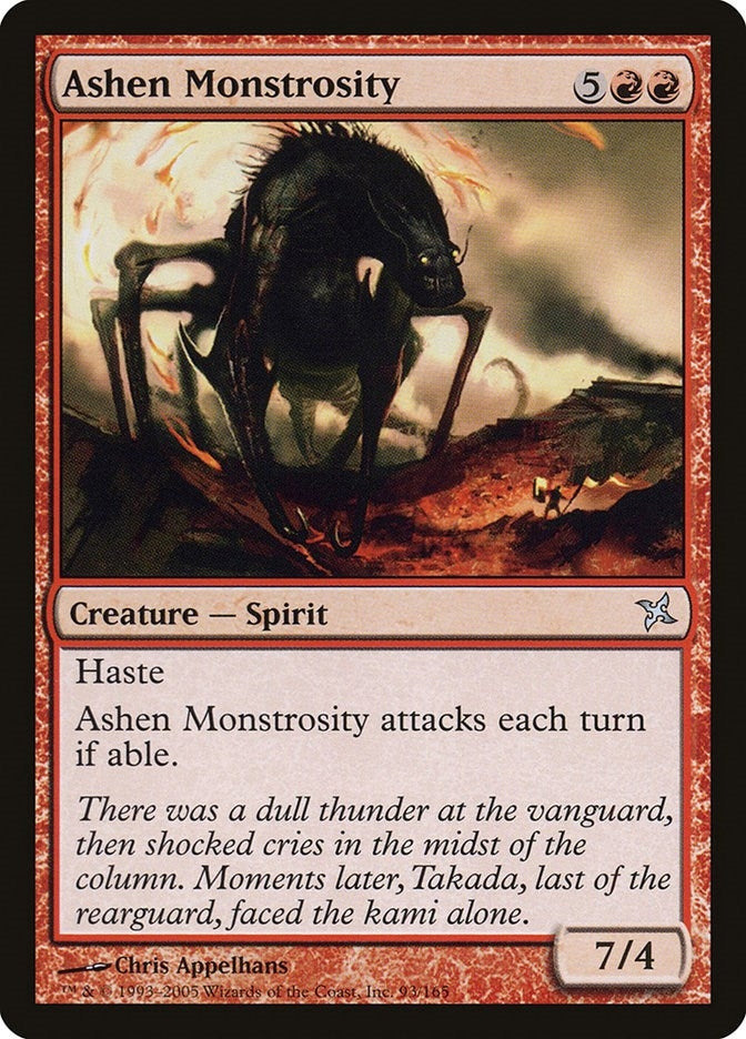 Image for Ashen Monstrosity (Betrayers of Kamigawa) (93) - Magic: The Gathering