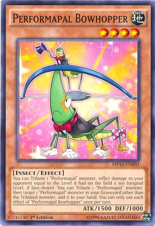 Image for Performapal Bowhopper (2016 Mega-Tins Mega Pack) (MP16-EN003) - YuGiOh