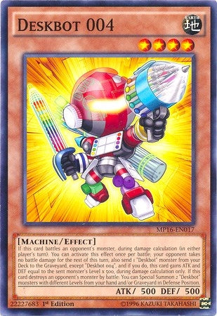 Image for Deskbot 004 (2016 Mega-Tins Mega Pack) (MP16-EN017) - YuGiOh