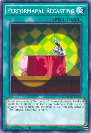 Image for Performapal Recasting (2016 Mega-Tins Mega Pack) (MP16-EN023) - YuGiOh