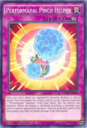 Image for Performapal Pinch Helper (2016 Mega-Tins Mega Pack) (MP16-EN030) - YuGiOh