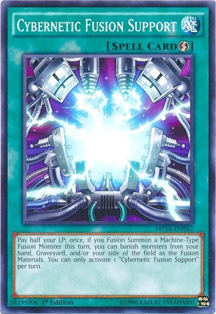 Image for Cybernetic Fusion Support (2016 Mega-Tins Mega Pack) (MP16-EN042) - YuGiOh