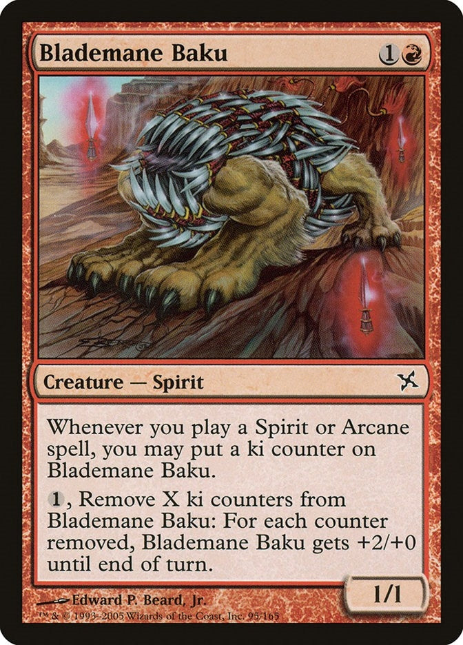 Image for Blademane Baku (Betrayers of Kamigawa) (95) - Magic: The Gathering