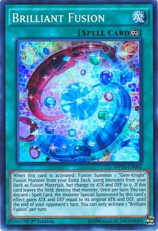 Image for Brilliant Fusion (2016 Mega-Tins Mega Pack) (MP16-EN082) - YuGiOh