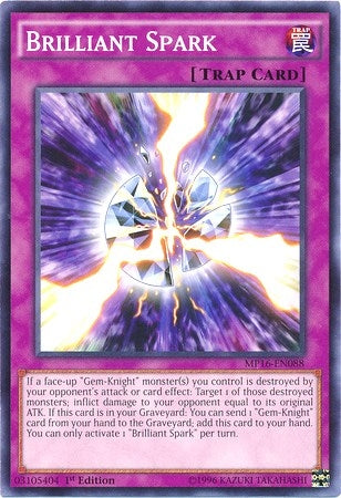 Image for Brilliant Spark (2016 Mega-Tins Mega Pack) (MP16-EN088) - YuGiOh