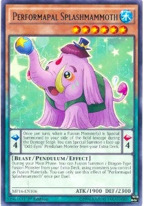 Image for Performapal Splashmammoth (2016 Mega-Tins Mega Pack) (MP16-EN106) - YuGiOh