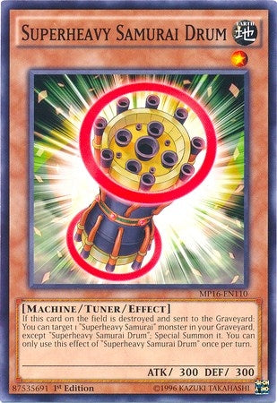 Image for Superheavy Samurai Drum (2016 Mega-Tins Mega Pack) (MP16-EN110) - YuGiOh