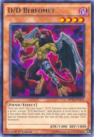 Image for D/D Berfomet (2016 Mega-Tins Mega Pack) (MP16-EN113) - YuGiOh