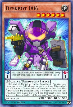 Image for Deskbot 006 (2016 Mega-Tins Mega Pack) (MP16-EN133) - YuGiOh