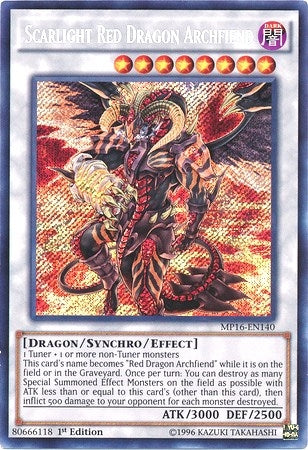 Image for Scarlight Red Dragon Archfiend (2016 Mega-Tins Mega Pack) (MP16-EN140) - YuGiOh