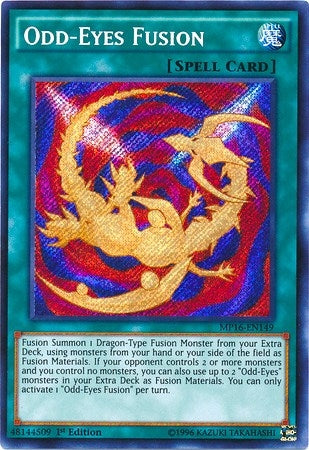Image for Odd-Eyes Fusion (2016 Mega-Tins Mega Pack) (MP16-EN149) - YuGiOh