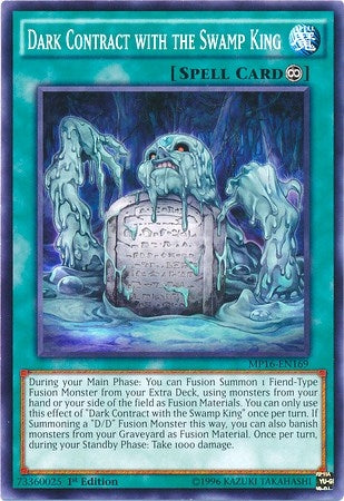 Image for Dark Contract with the Swamp King (2016 Mega-Tins Mega Pack) (MP16-EN169) - YuGiOh