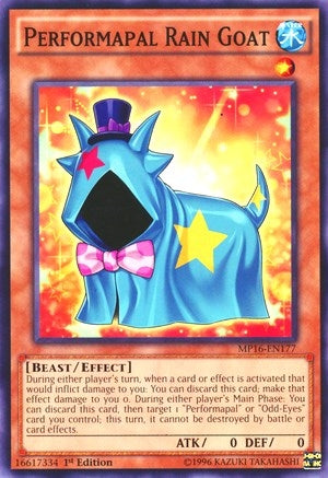 Image for Performapal Rain Goat (2016 Mega-Tins Mega Pack) (MP16-EN177) - YuGiOh