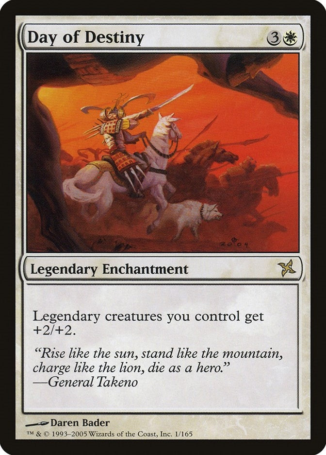 Image for Day of Destiny (Betrayers of Kamigawa) (1) - Magic: The Gathering