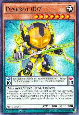 Image for Deskbot 007 (2016 Mega-Tins Mega Pack) (MP16-EN206) - YuGiOh