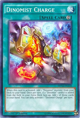 Image for Dinomist Charge (2016 Mega-Tins Mega Pack) (MP16-EN218) - YuGiOh