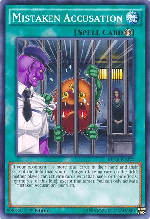 Image for Mistaken Accusation (2016 Mega-Tins Mega Pack) (MP16-EN222) - YuGiOh