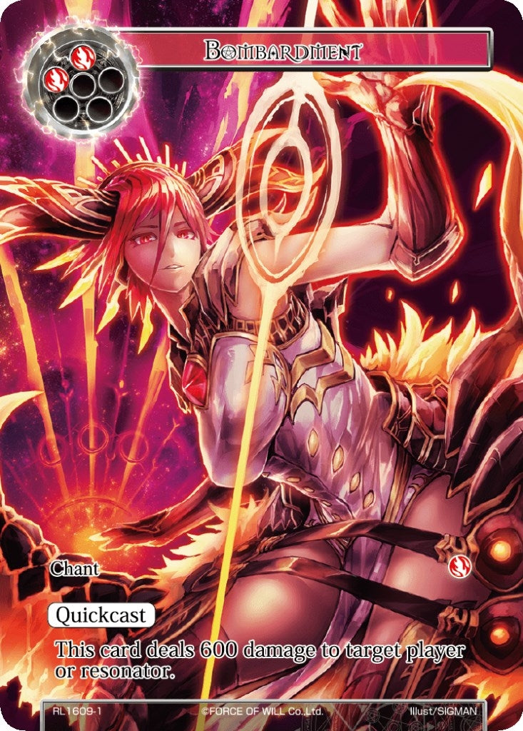 Image for Bombardment (Promo Cards) (RL1609-1) - Force of Will