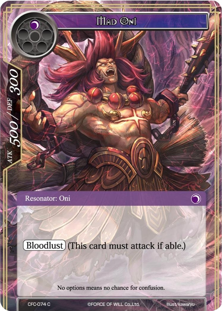 Image for Mad Oni (Curse of the Frozen Casket) (CFC-074) - Force of Will