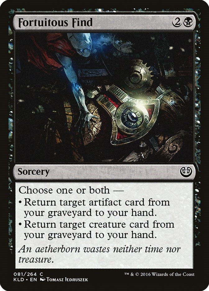 Image for Fortuitous Find (Kaladesh) (81) - Magic: The Gathering