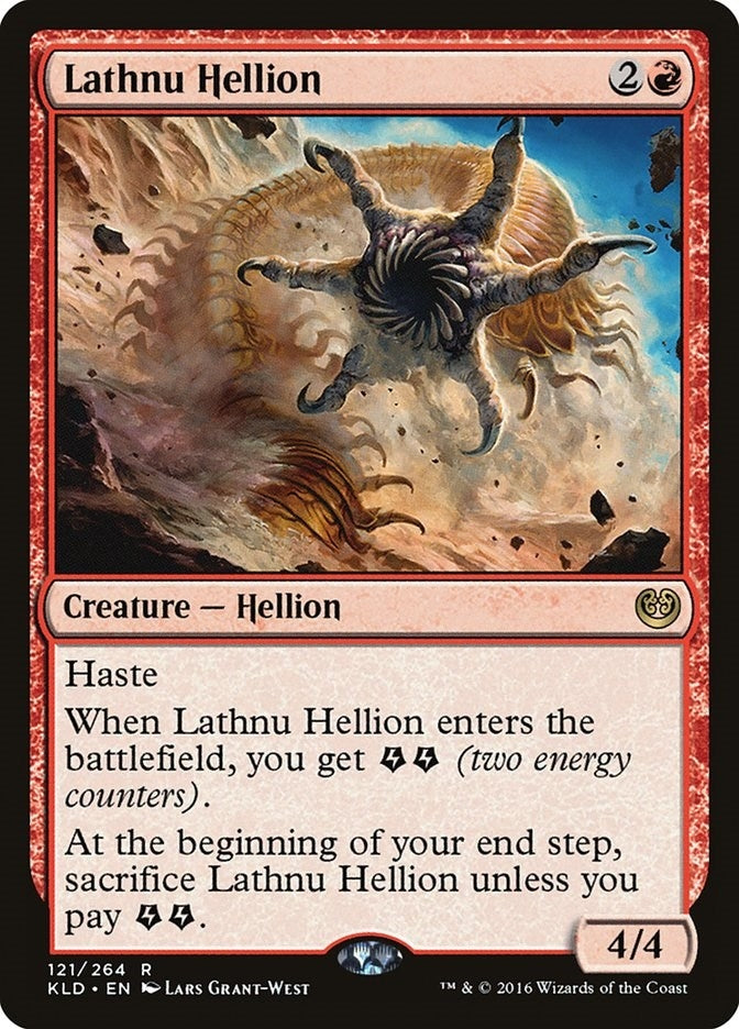 Image for Lathnu Hellion (Kaladesh) (121) - Magic: The Gathering