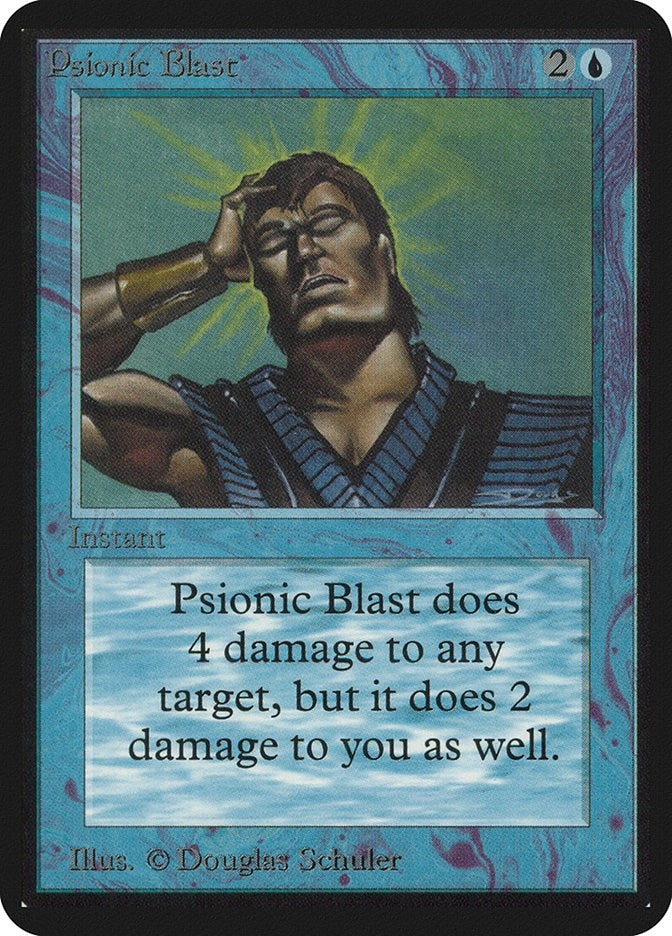 Image for Psionic Blast (Alpha Edition) - Magic: The Gathering