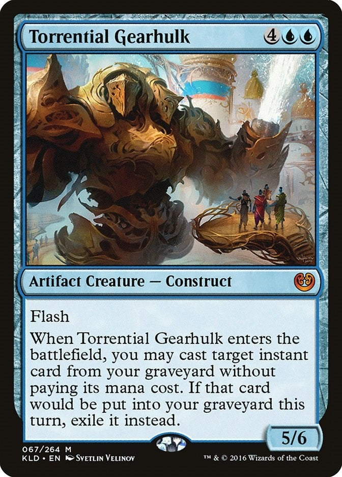 Image for Torrential Gearhulk (Kaladesh) (67) - Magic: The Gathering
