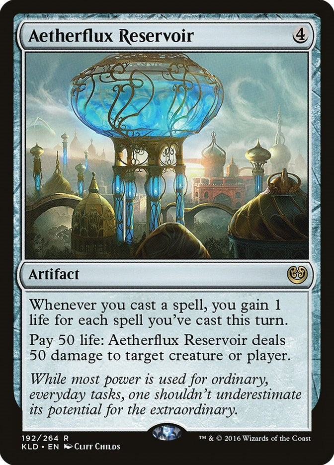 Image for Aetherflux Reservoir (Kaladesh) (192) - Magic: The Gathering
