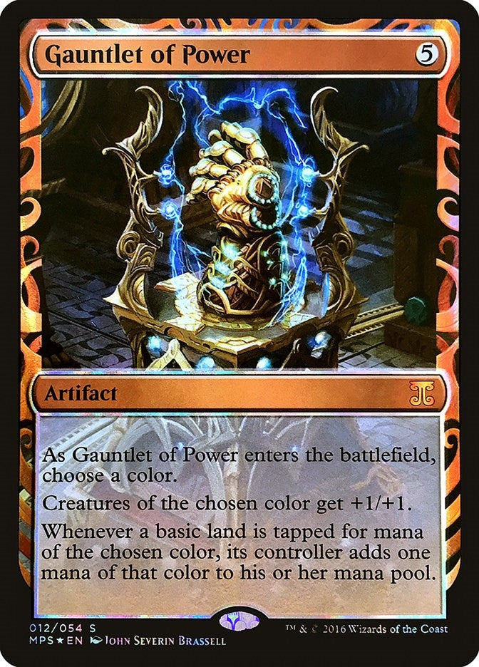 Image for Gauntlet of Power (Masterpiece Series: Kaladesh Inventions) (12) - Magic: The Gathering