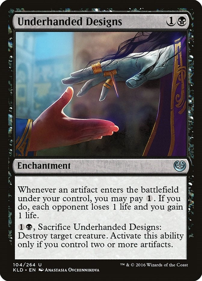 Image for Underhanded Designs (Kaladesh) (104) - Magic: The Gathering