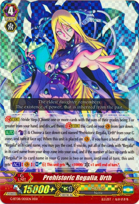Image for Prehistoric Regalia, Urth (G-BT08: Absolute Judgment) (G-BT08/005EN) - Cardfight Vanguard