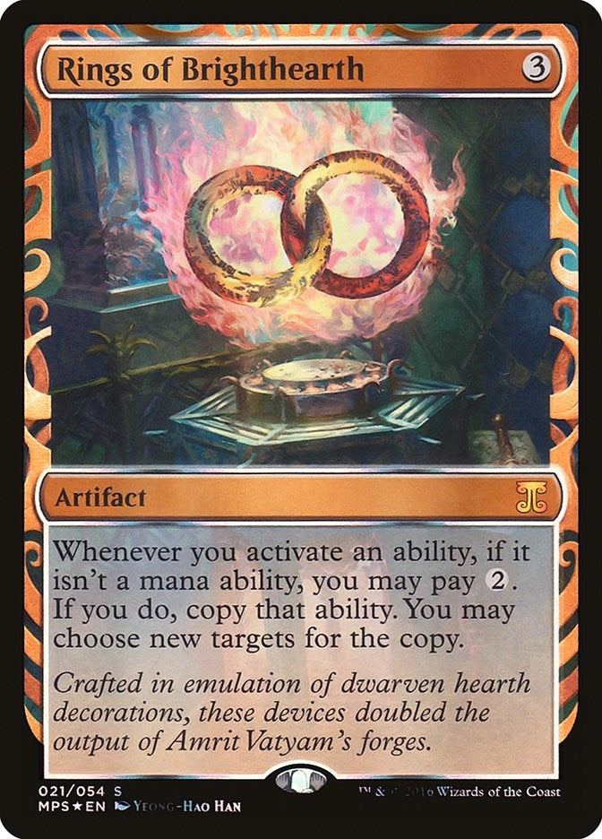 Image for Rings of Brighthearth (Masterpiece Series: Kaladesh Inventions) (21) - Magic: The Gathering