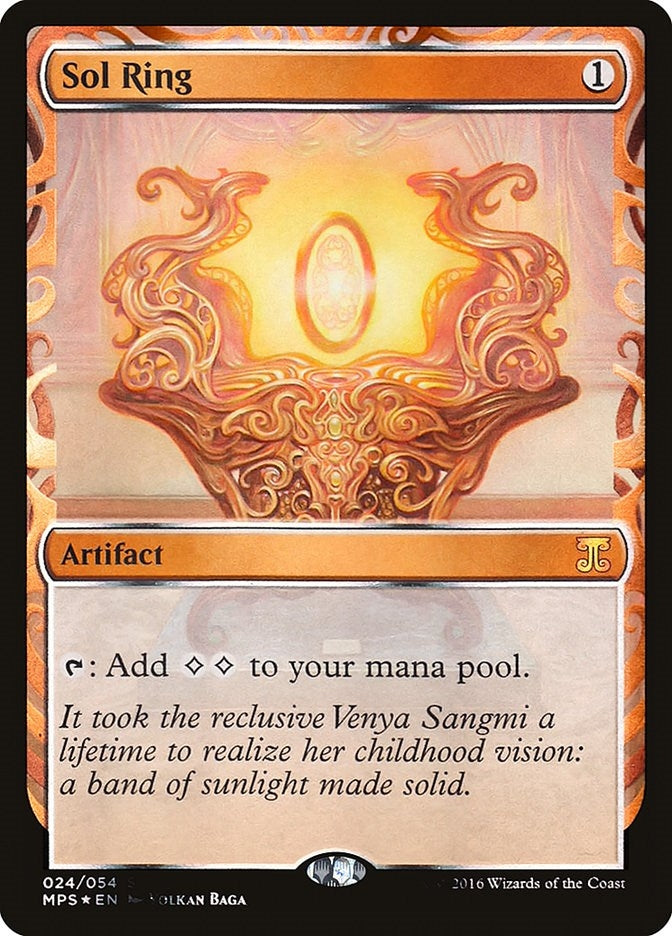 Image for Sol Ring (Masterpiece Series: Kaladesh Inventions) (24) - Magic: The Gathering