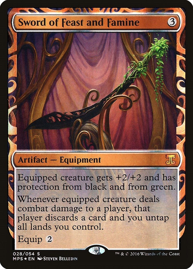 Image for Sword of Feast and Famine (Masterpiece Series: Kaladesh Inventions) (28) - Magic: The Gathering