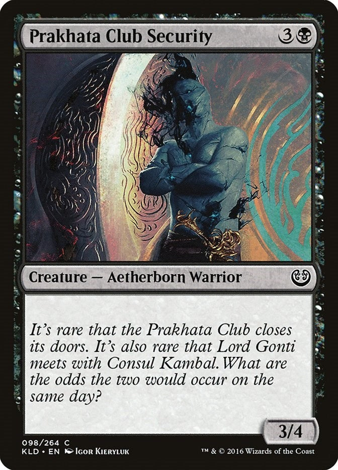 Image for Prakhata Club Security (Kaladesh) (98) - Magic: The Gathering