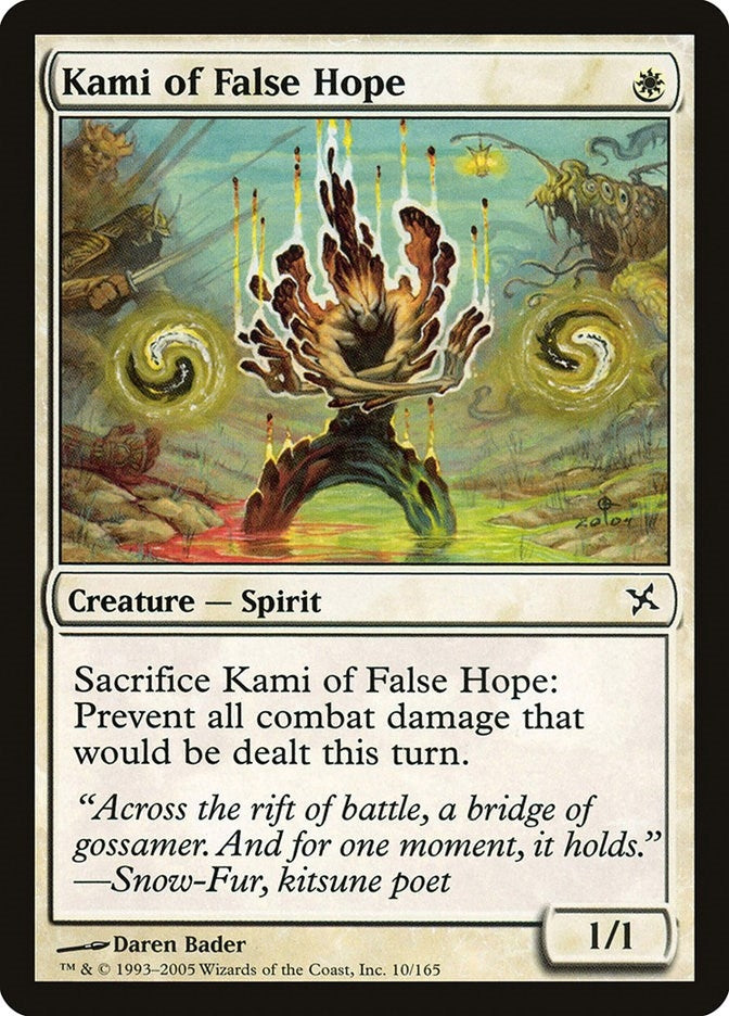 Image for Kami of False Hope (Betrayers of Kamigawa) (10) - Magic: The Gathering