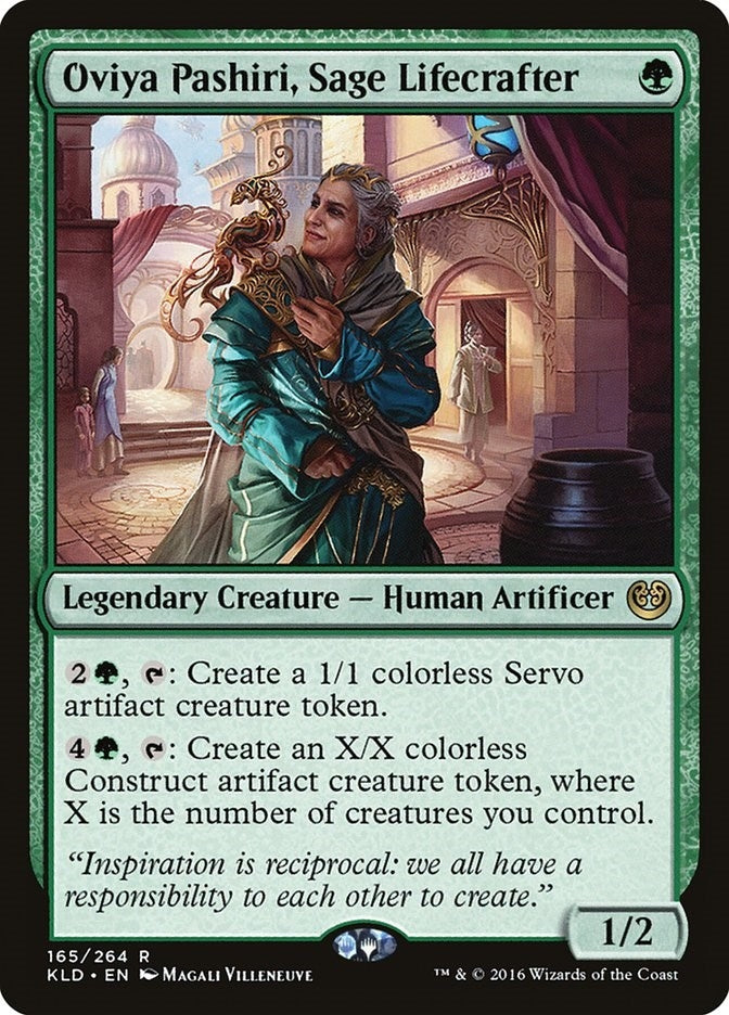 Image for Oviya Pashiri, Sage Lifecrafter (Kaladesh) (165) - Magic: The Gathering