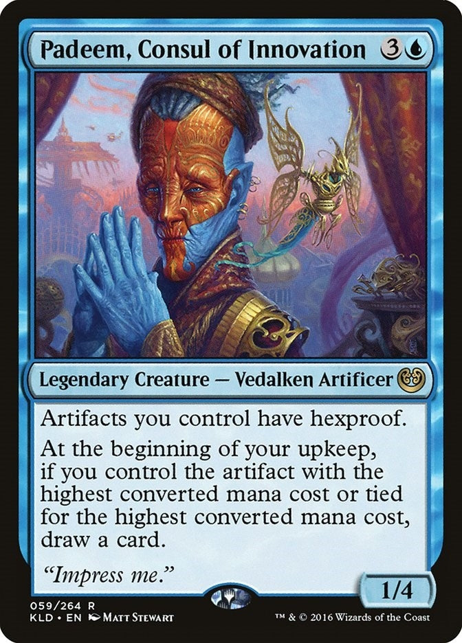 Image for Padeem, Consul of Innovation (Kaladesh) (59) - Magic: The Gathering