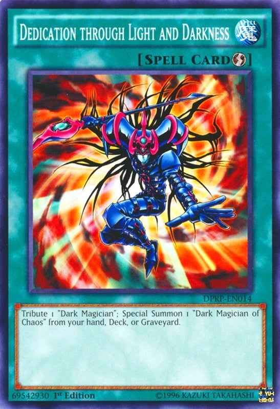 Image for Dedication through Light and Darkness (Duelist Pack: Rivals of the Pharaoh) (DPRP-EN014) - YuGiOh