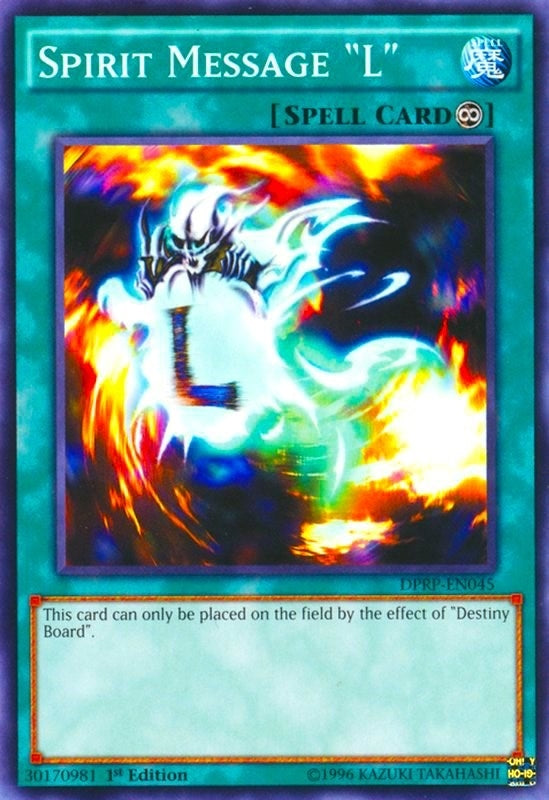 Image for Spirit Message "L" (Duelist Pack: Rivals of the Pharaoh) (DPRP-EN045) - YuGiOh