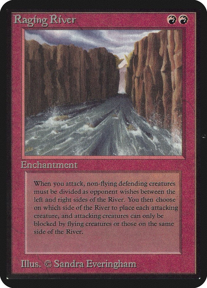 Image for Raging River (Alpha Edition) - Magic: The Gathering