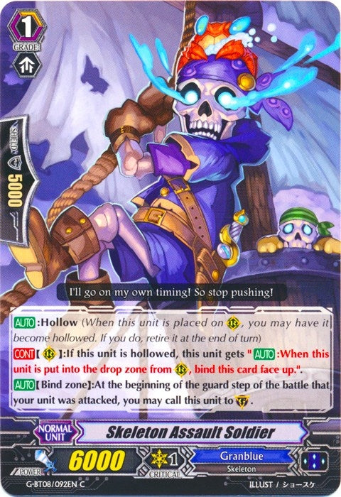 Image for Skeleton Assault Soldier (G-BT08: Absolute Judgment) (G-BT08/092EN) - Cardfight Vanguard