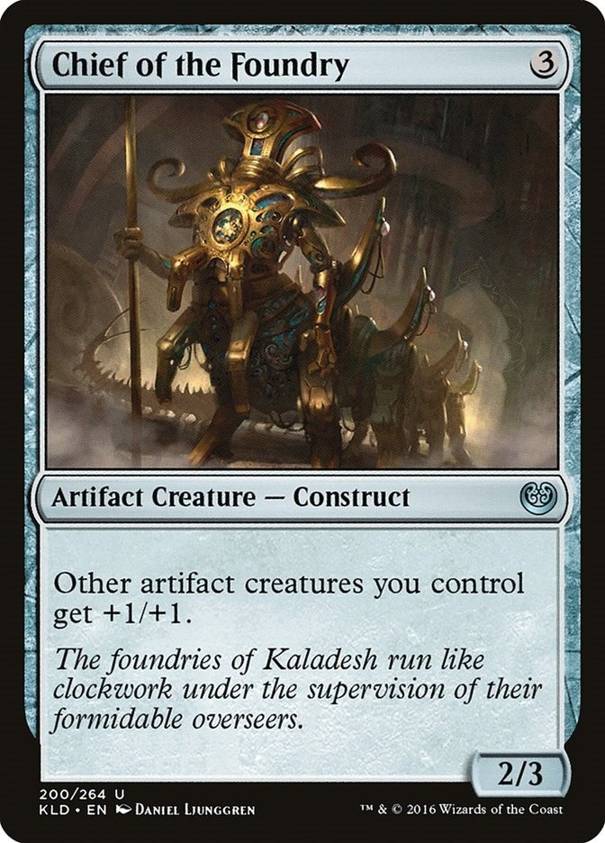 Image for Chief of the Foundry (Kaladesh) (200) - Magic: The Gathering
