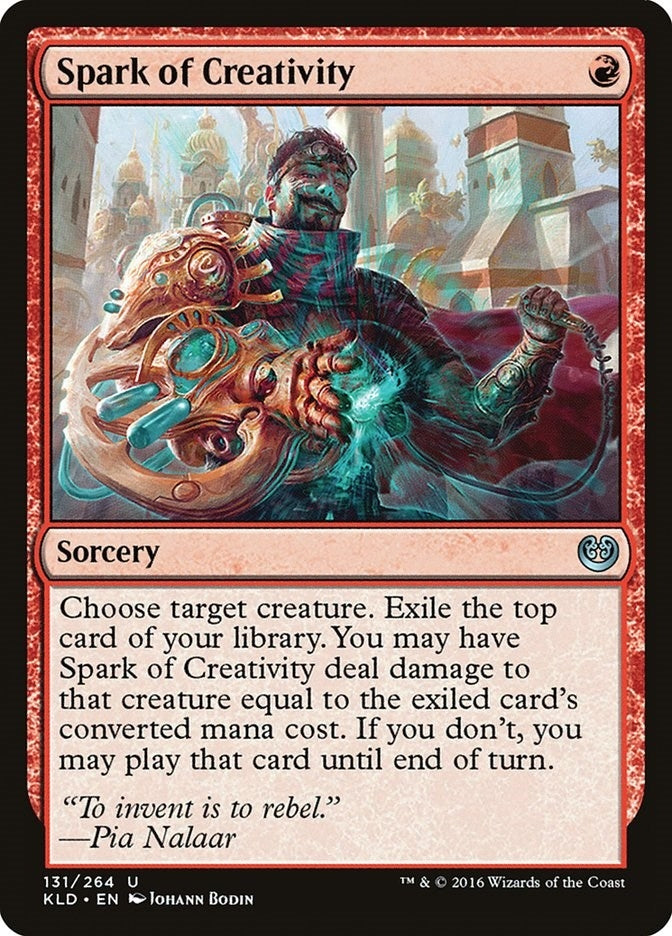 Image for Spark of Creativity (Kaladesh) (131) - Magic: The Gathering