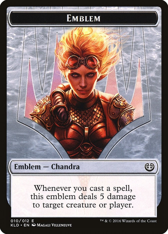 Image for Emblem - Chandra, Torch of Defiance (Kaladesh) (10) - Magic: The Gathering
