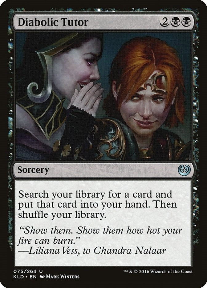 Image for Diabolic Tutor (Kaladesh) (75) - Magic: The Gathering