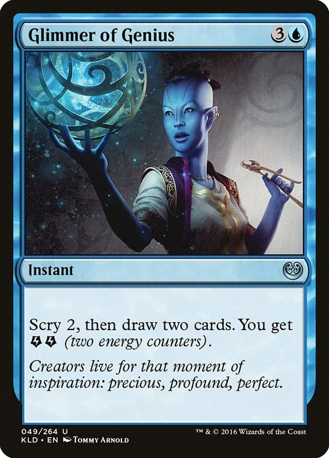 Image for Glimmer of Genius (Kaladesh) (49) - Magic: The Gathering