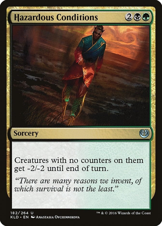 Image for Hazardous Conditions (Kaladesh) (182) - Magic: The Gathering