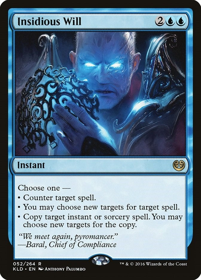 Image for Insidious Will (Kaladesh) (52) - Magic: The Gathering
