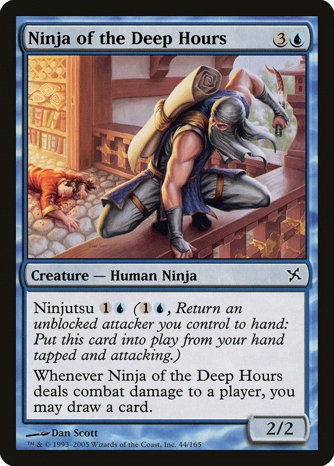 Image for Ninja of the Deep Hours (Betrayers of Kamigawa) (44) - Magic: The Gathering